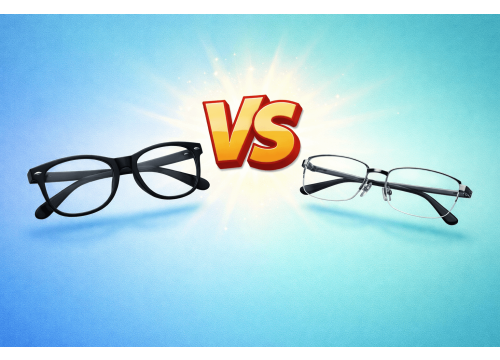 Full Frame or Semi-Rimless: How to Choose the Ideal Eyeglass Frames?