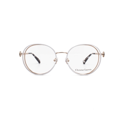 Christian Lacroix CL3070 102 дамска стилна рамка за очила в златисто и бяло