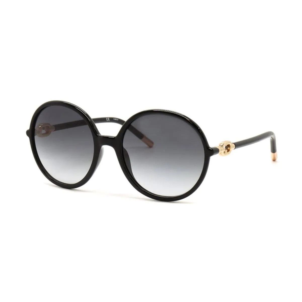 Furla Black Gradient Round Sunglasses Sunglasses NERO Furla | Furla US main image 3