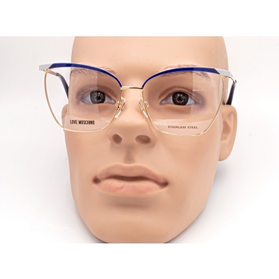 Love Moschino MOL596 AIY womens eyeglass frame