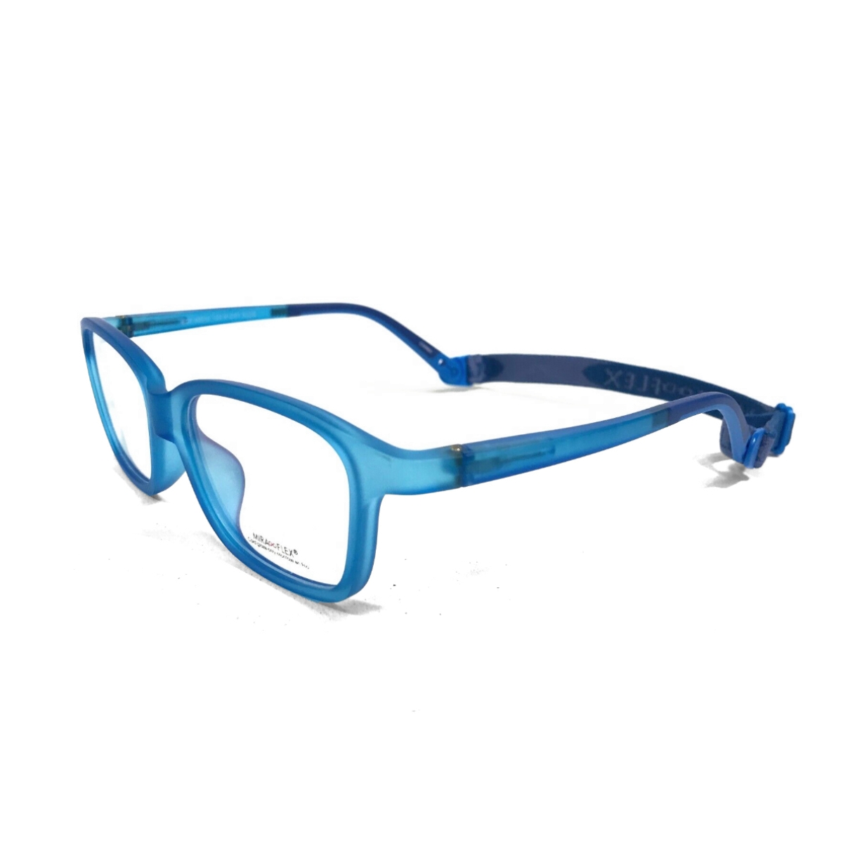 Miraflex Edy Blue 49 kids eyeglass frame 8-12 years