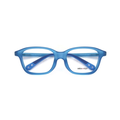 Miraflex Edy Blue 49 kids eyeglass frame 8-12 years