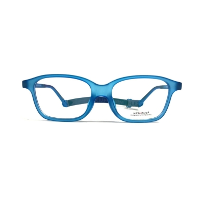 Miraflex Edy Blue 49 kids eyeglass frame 8-12 years