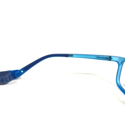 Miraflex Edy Blue 49 kids eyeglass frame 8-12 years
