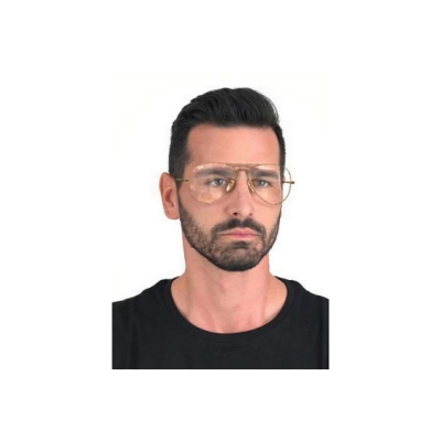 Ray-Ban RB6489-2500 55 унисекс рамка за очила авиатор в златисто Ray-Ban RB6489-2500 55 унисекс рамка за очила авиатор в златисто