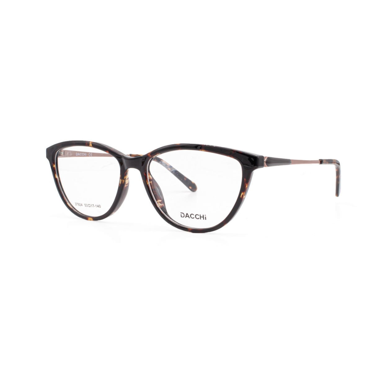 Dacchi 37924 дамска рамка за очила в тъмнокафяв цвят havana