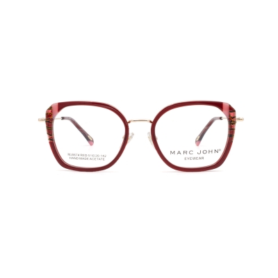 Marc John MJ0674RED 51 womens eyeglass frame