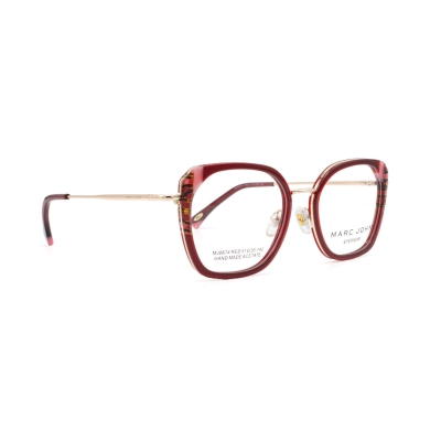 Marc John MJ0674RED 51 womens eyeglass frame