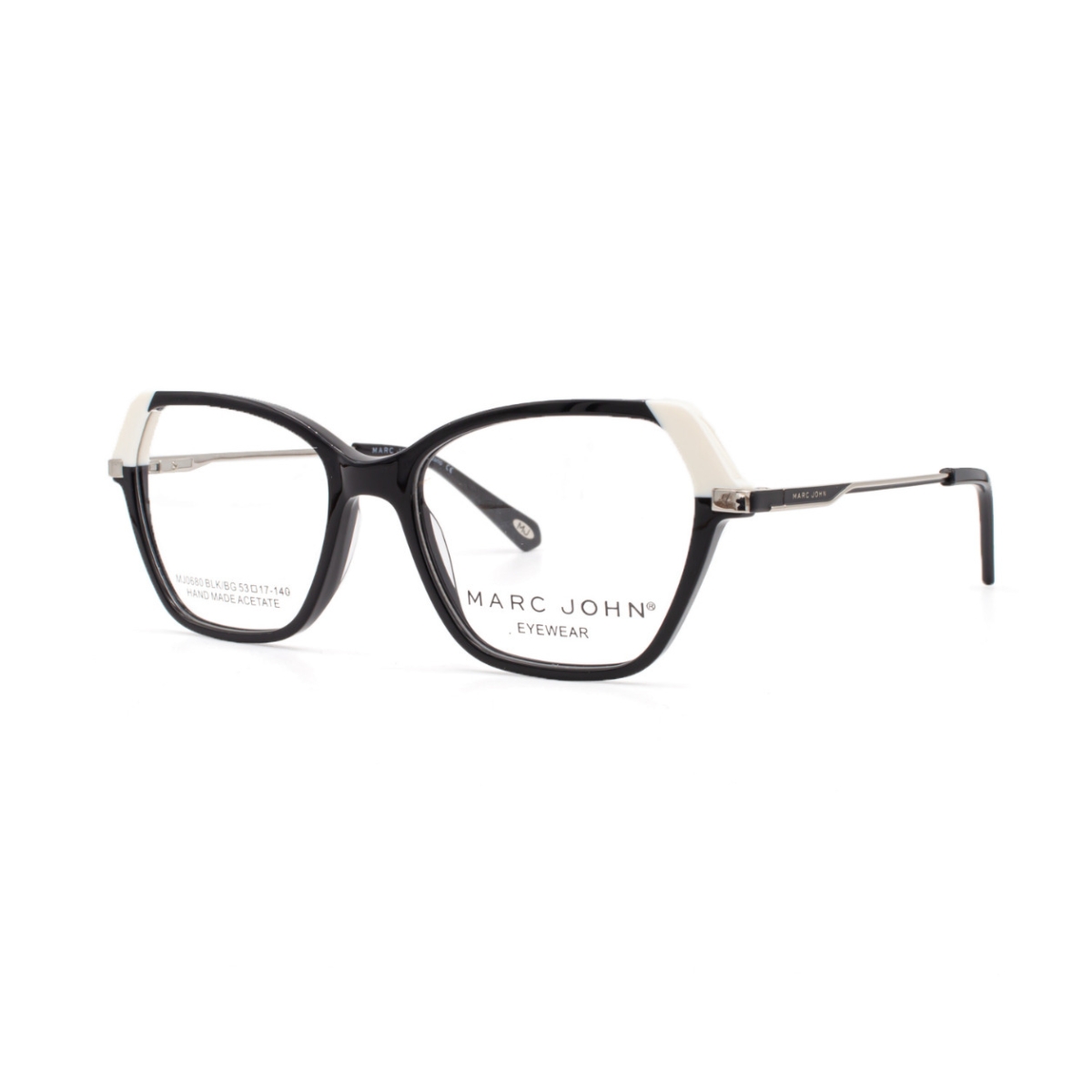 Marc John MJ0680BLK 53 стилна дамска рамка за очила