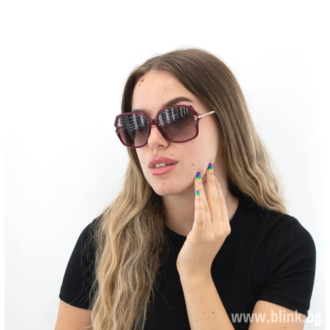 Carolina Herrera HER 0132/G/S LHF HA 58 ladies sunglasses display picture 2