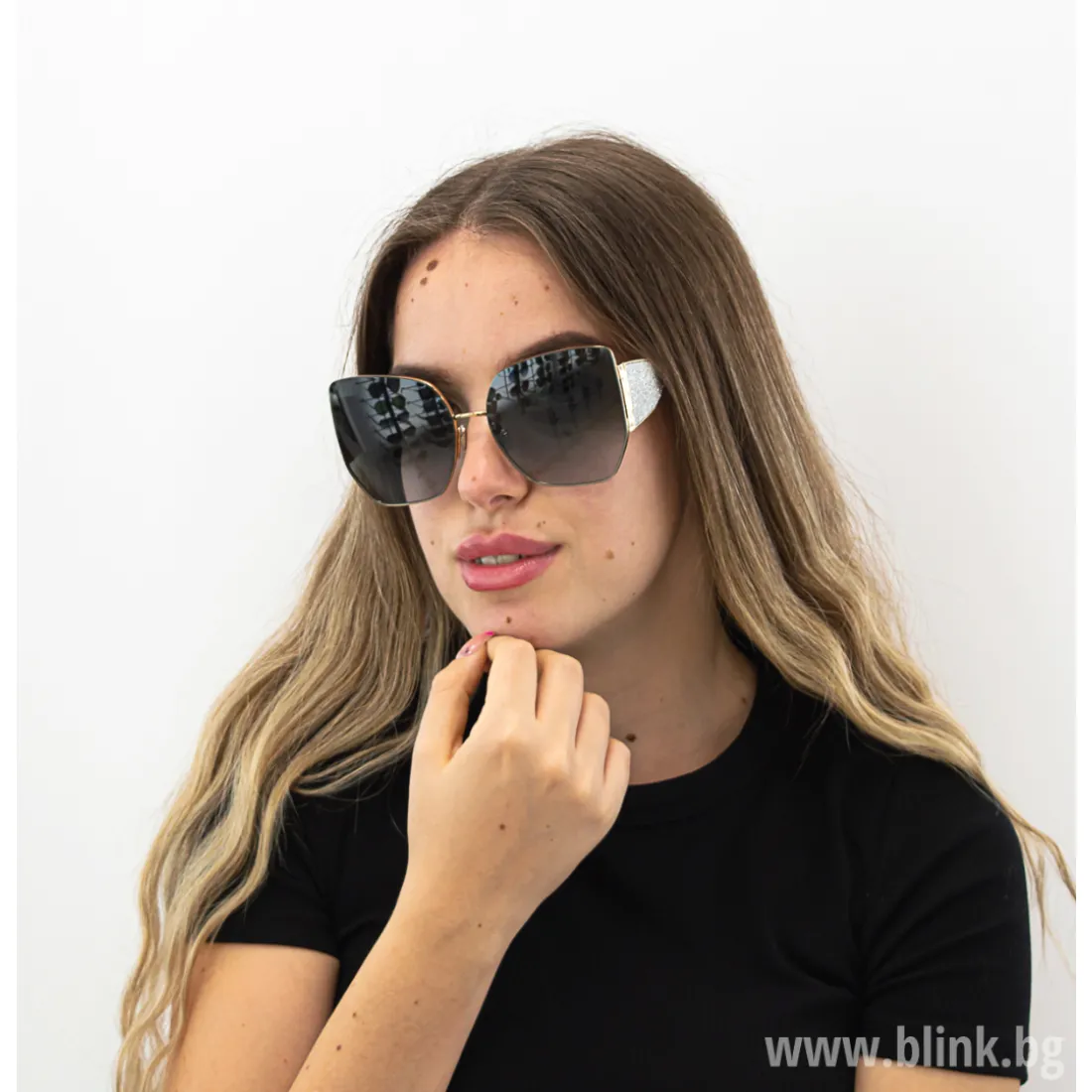 Jimmy Choo River/S 2M29O 61 ladies sunglasses display picture 1