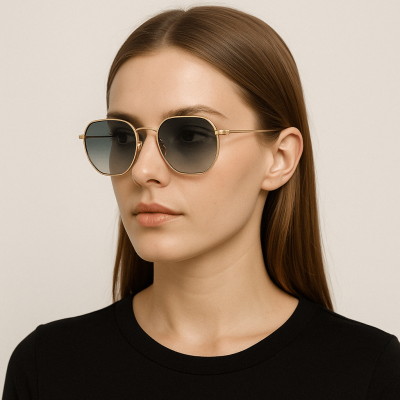 Ray-Ban 0RB3548N-91233M HEXAGONAL unisex sunglasses