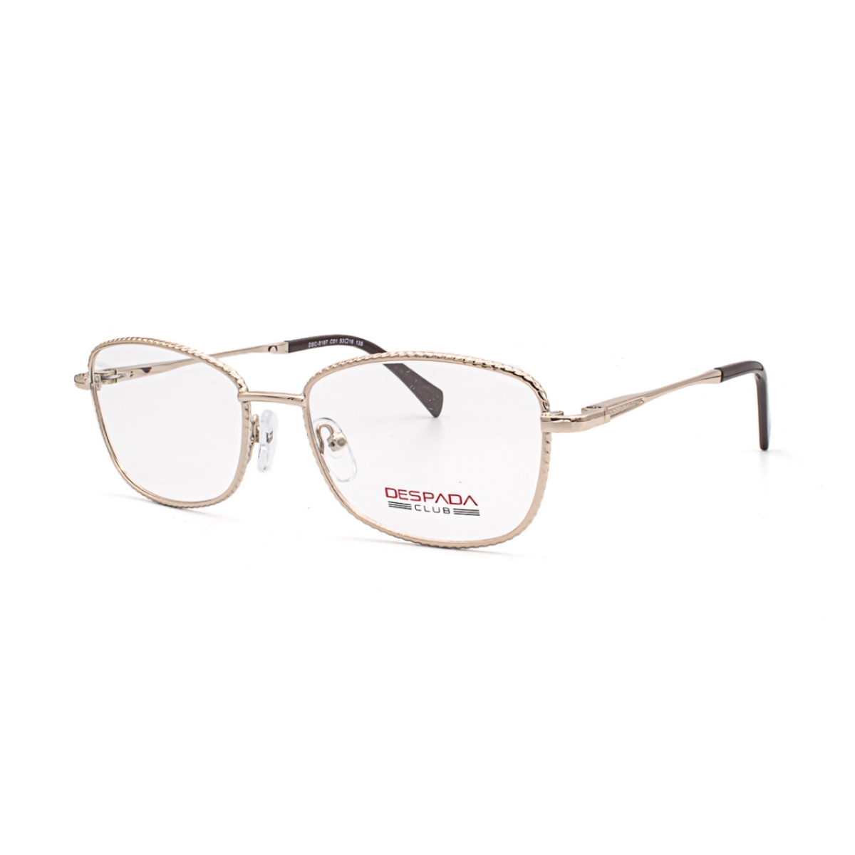 Despada Club DSC5187C01 53 стилна дамска рамка за очила в златисто