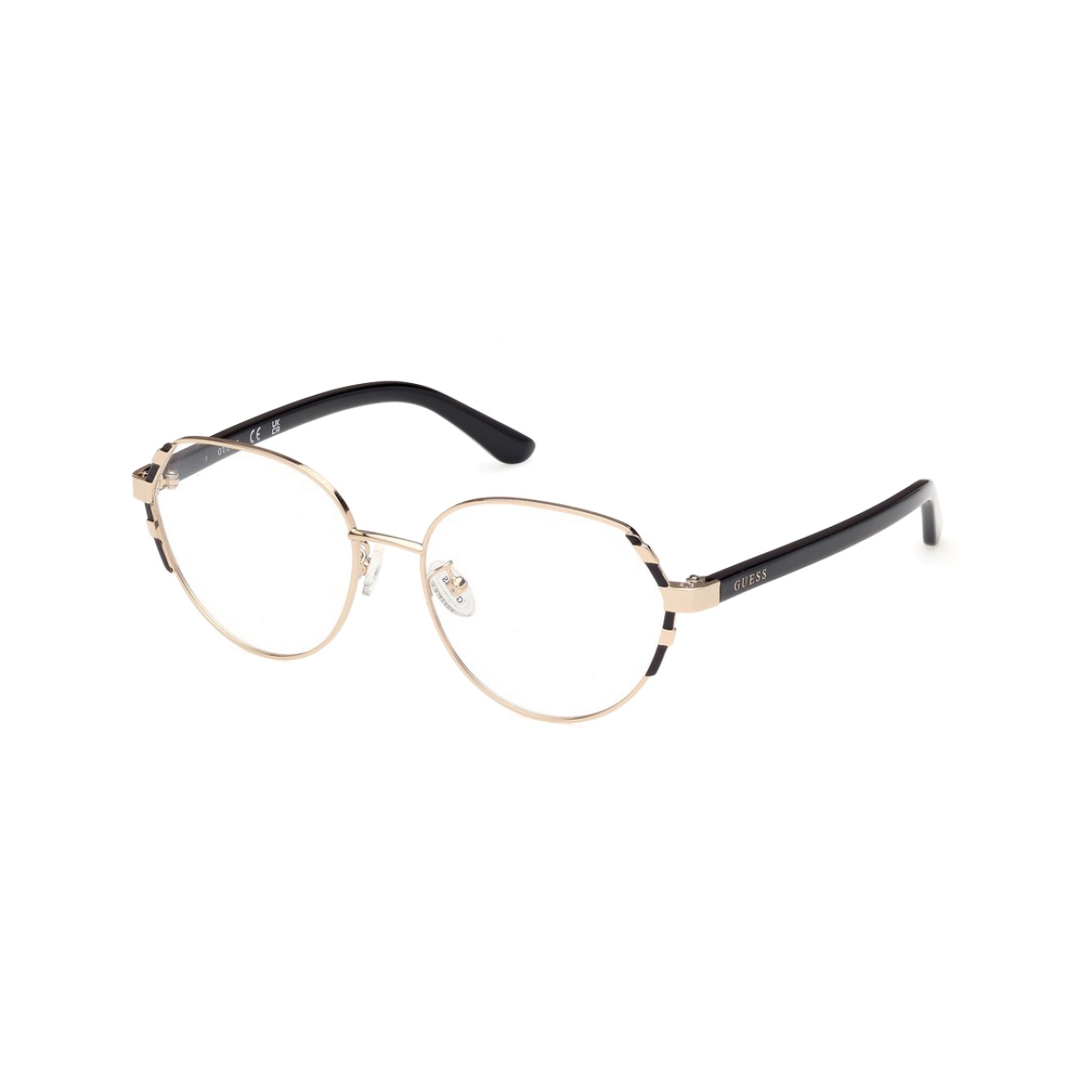 Guess GU50156D 032 53 оригинална дамска метална рамка за очила в златисто