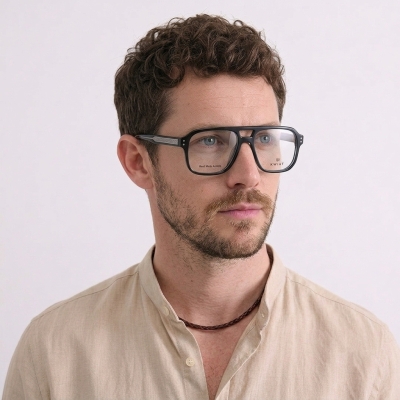 Kwiat Clip-on KCL2199A 56 men eyeglass frame