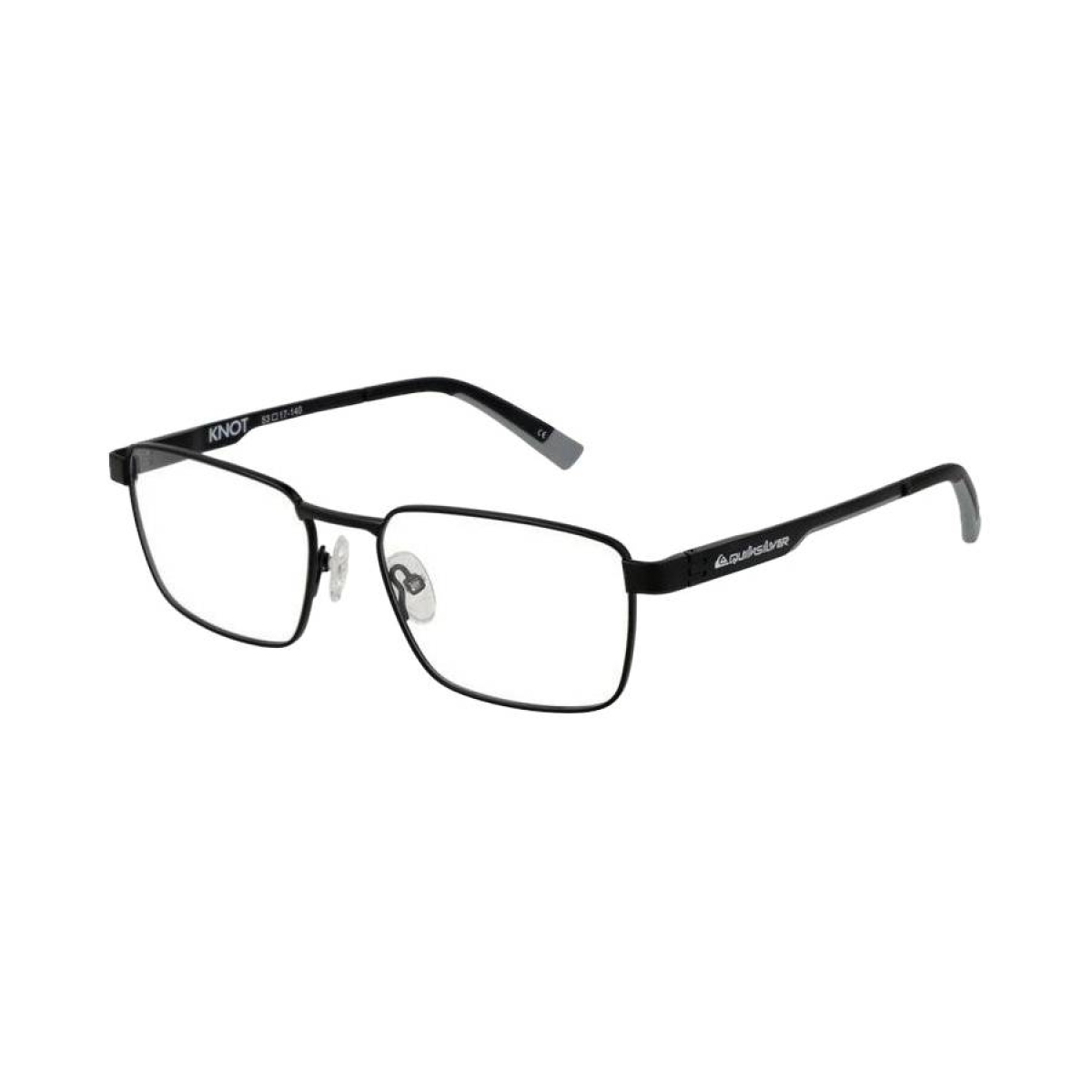 Quiksilver EQYEG03138/DBLK 53 правоъгълна метална мъжка рамка за очила в черно