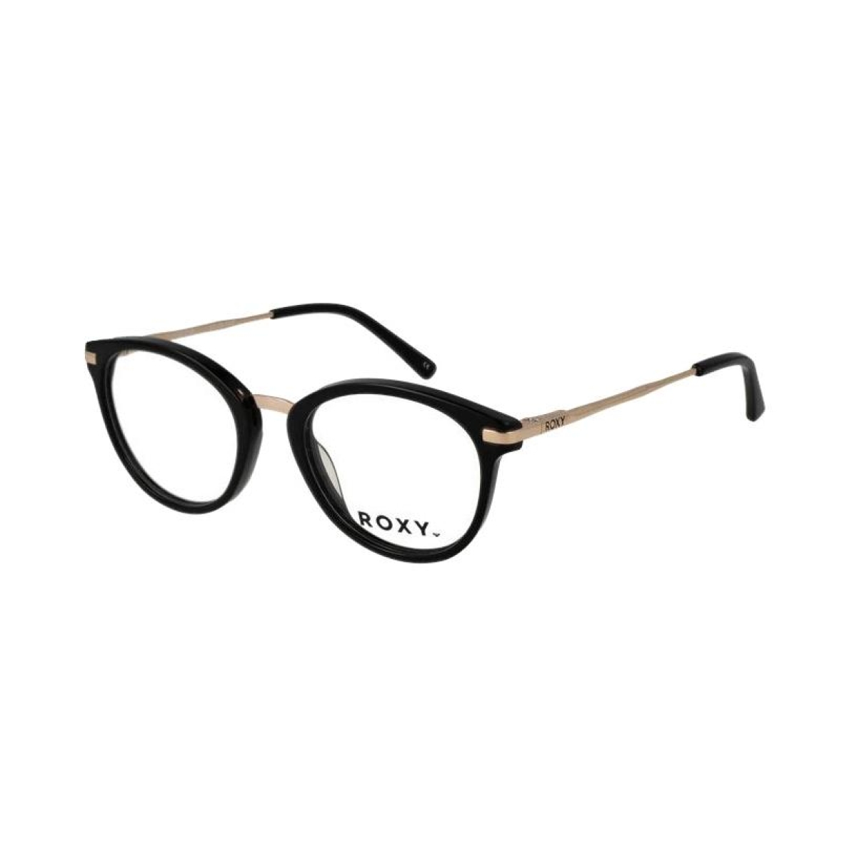 Roxy ERJEG03078/DBLK 47 стилна заоблена рамка за очила в черно и златисто Roxy ERJEG03078/DBLK 47 стилна заоблена рамка за очила в черно и златисто