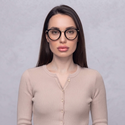 Roxy ERJEG03078/DBLK 47 стилна заоблена рамка за очила в черно и златисто Roxy ERJEG03078/DBLK 47 стилна заоблена рамка за очила в черно и златисто