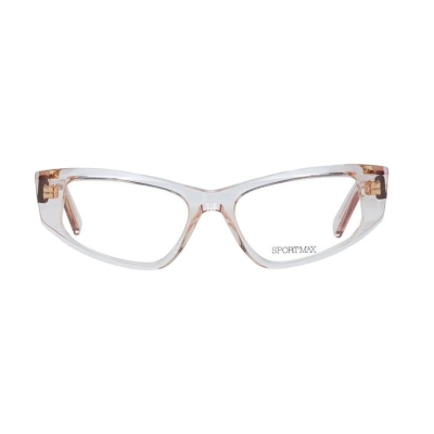 Sportmax SM5003 090 51 стилна дамска ацетатна рамка в прозиращо бежово Sportmax SM5003 090 51 стилна дамска ацетатна рамка в прозиращо бежово
