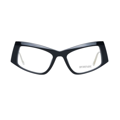 Sportmax SM5005 001 52 стилна дамска многоъгълна рамка за очила в черно