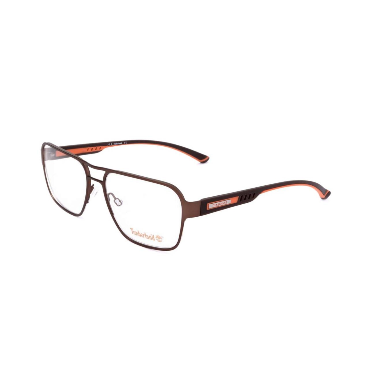 Timberland TB1358 C049 55 олекотена метална мъжка рамка за очила в кафяво
