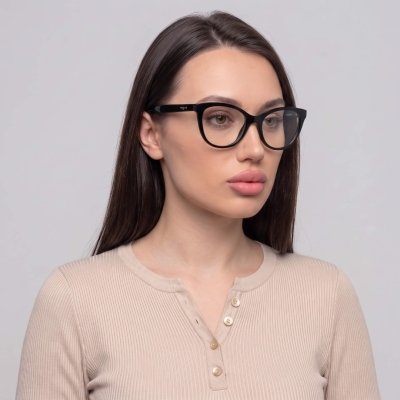 Vogue VO5746S 20711W 54 стилна дамска клип-он рамка за очила със слънцезащитна приставка