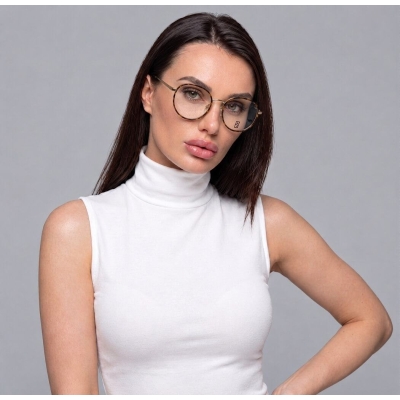 OK OK1805 332 51 модерна унисекс рамка за очила в кръгла форма
